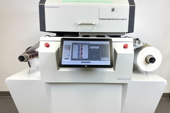 Image of the SnapPress LP-1 short-run digital label printer