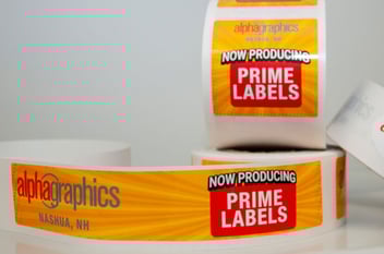 Custom packing tape made on the SnapPress LP-1