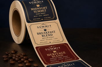 Image of a SnapPress LP-1 Variable Data Label