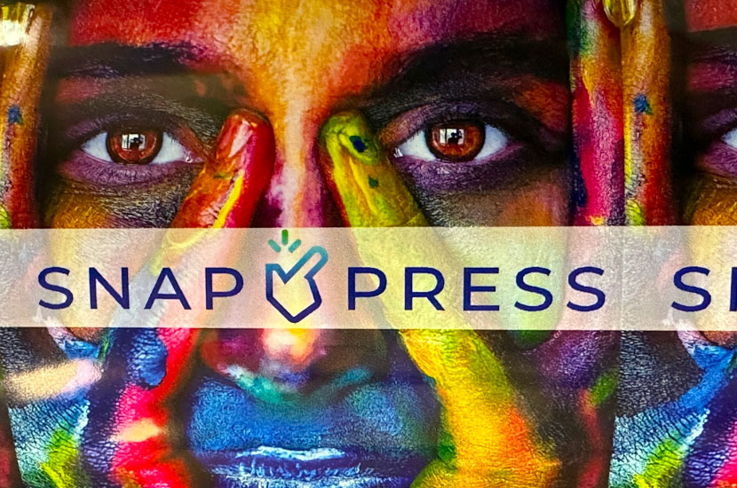 Label printed by a SnapPress digital label press showcasing the high-resolution quality