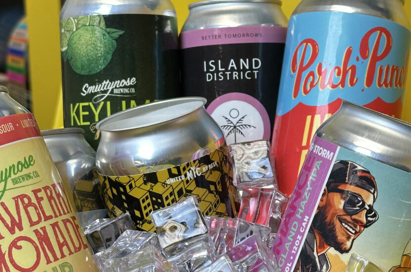 Image of custom beer labels printed by the SnapPress LP-1