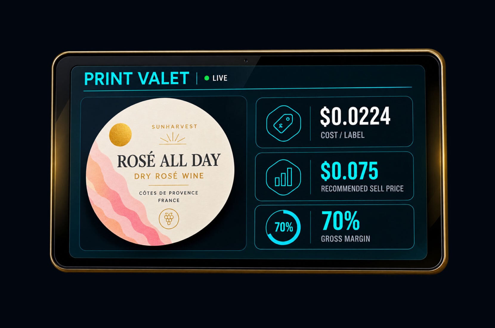 Image of Print Valet™ within the SnapPress LP-1
