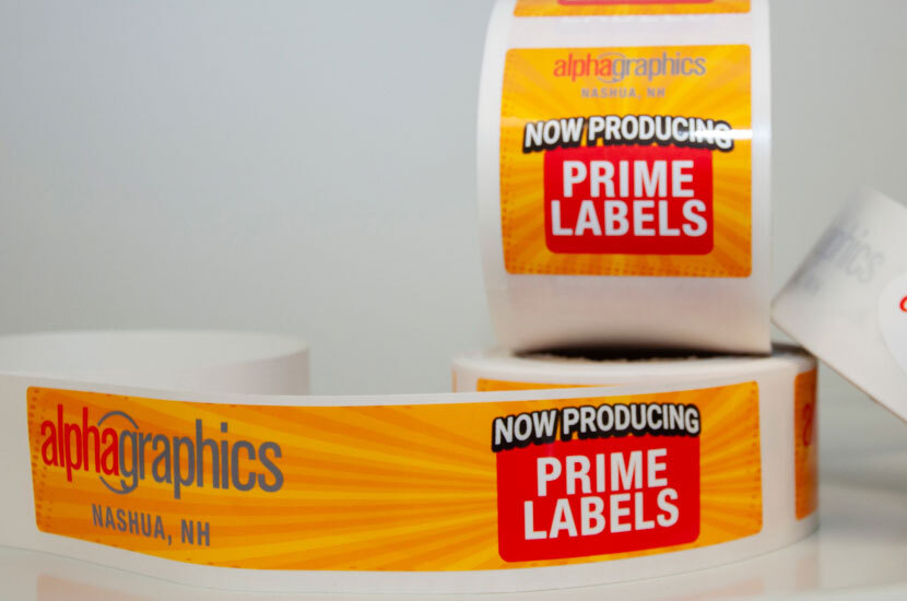Custom packing tape made on the SnapPress LP-1